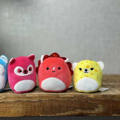 Squishmallow Squishville - Bright Squad x4 - Lexie, Tristan, Lecia, Santiago 2"