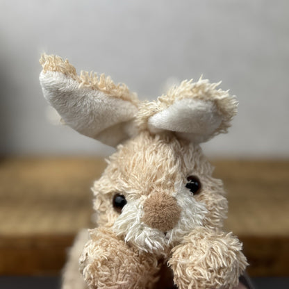 Bukowski Bears - Mini Vintage Floppy Beanie Bunny Rabbit Soft Toy Retired 8" 