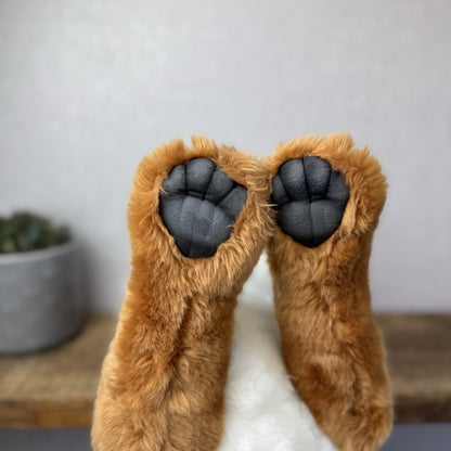 FAO Schwarz Tiger 2018 - Large Lifelike Tiger Beanie Plush Large Pristine NWOT 