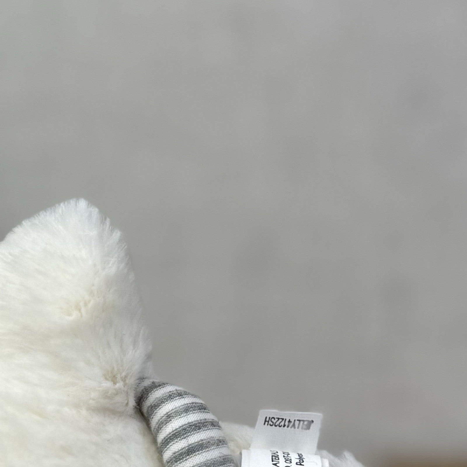 Jellycat Little Star Soother - White Star - Grey Striped Neutral Comforter (#2)