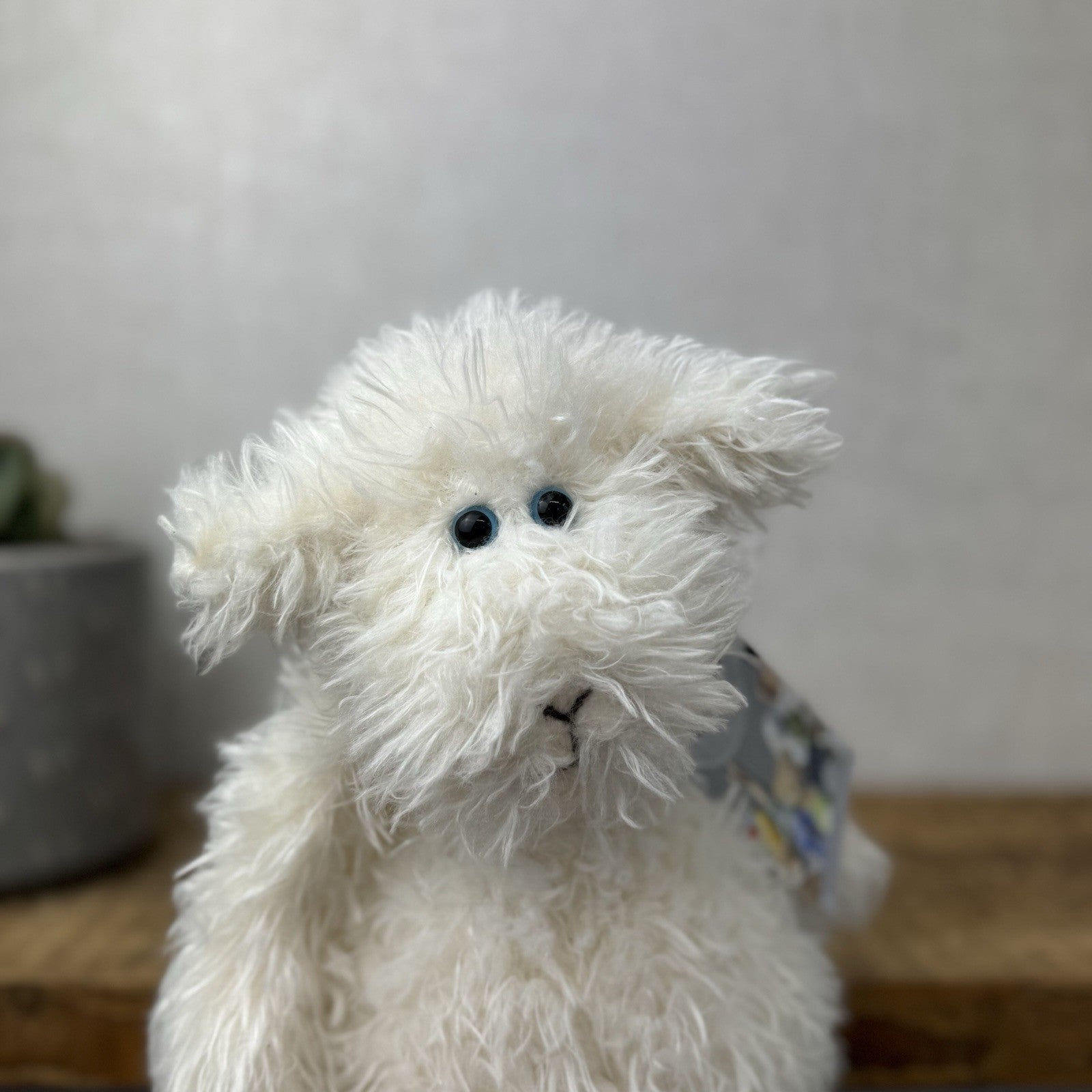 Jellycat Small Muffin Lamb - Fluffy Sheep Blue Eyes NWOT Rare Cute 12"