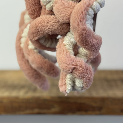 Jellycat Little Odelle Octopus - Pink Octopus Plush Retired Sea Creature 10”