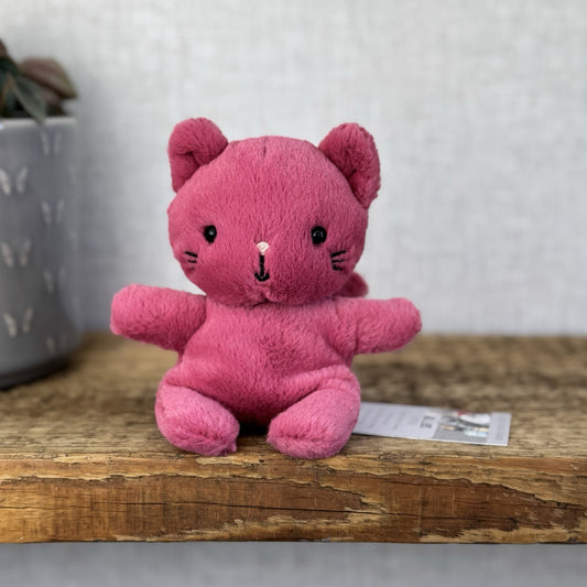 Jellycat Sweetsicle Cat - Tiny Pink Rabbit Plush Beanie New Without Tags 5"