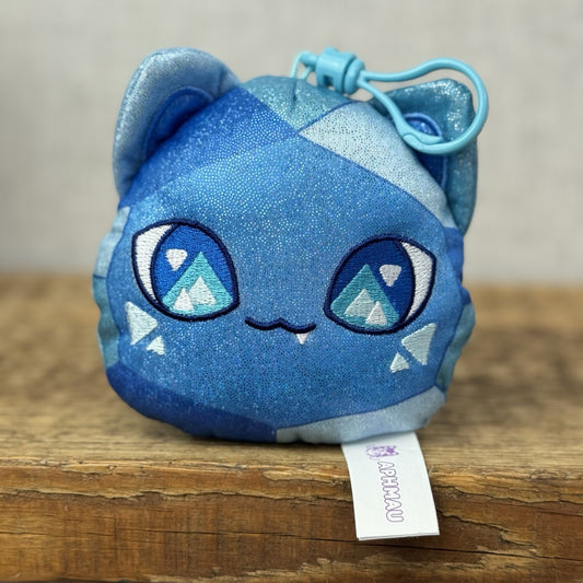 Aphmau MeeMeows- Sapphire Blue Keyring Bagcharm 4"