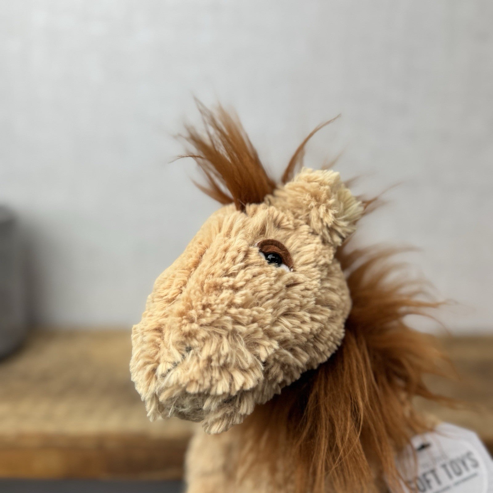 Jellycat Furryosity Camel - Grumpy Beige Camel Rare Soft Toy 15" Medium Plush