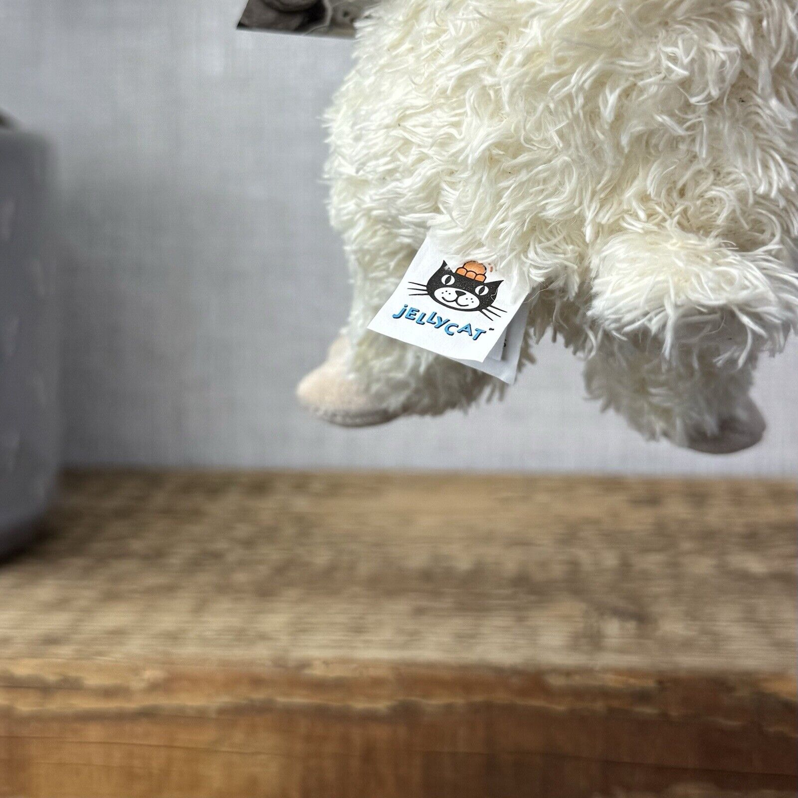 Jellycat Bunglie Tot Lamb / Sheep Small 7” - Beanie Lamb Plush Retired Rare NWOT