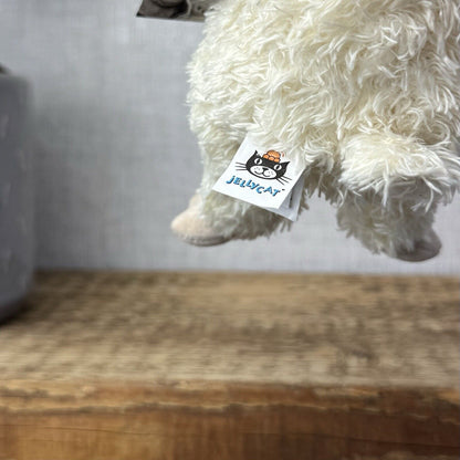 Jellycat Bunglie Tot Lamb / Sheep Small 7” - Beanie Lamb Plush Retired Rare NWOT