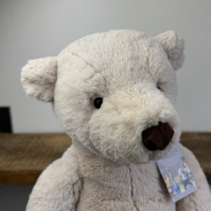 Jellycat Huge Barley Bear - Large Cream Bear Retired Hard To Find 23"