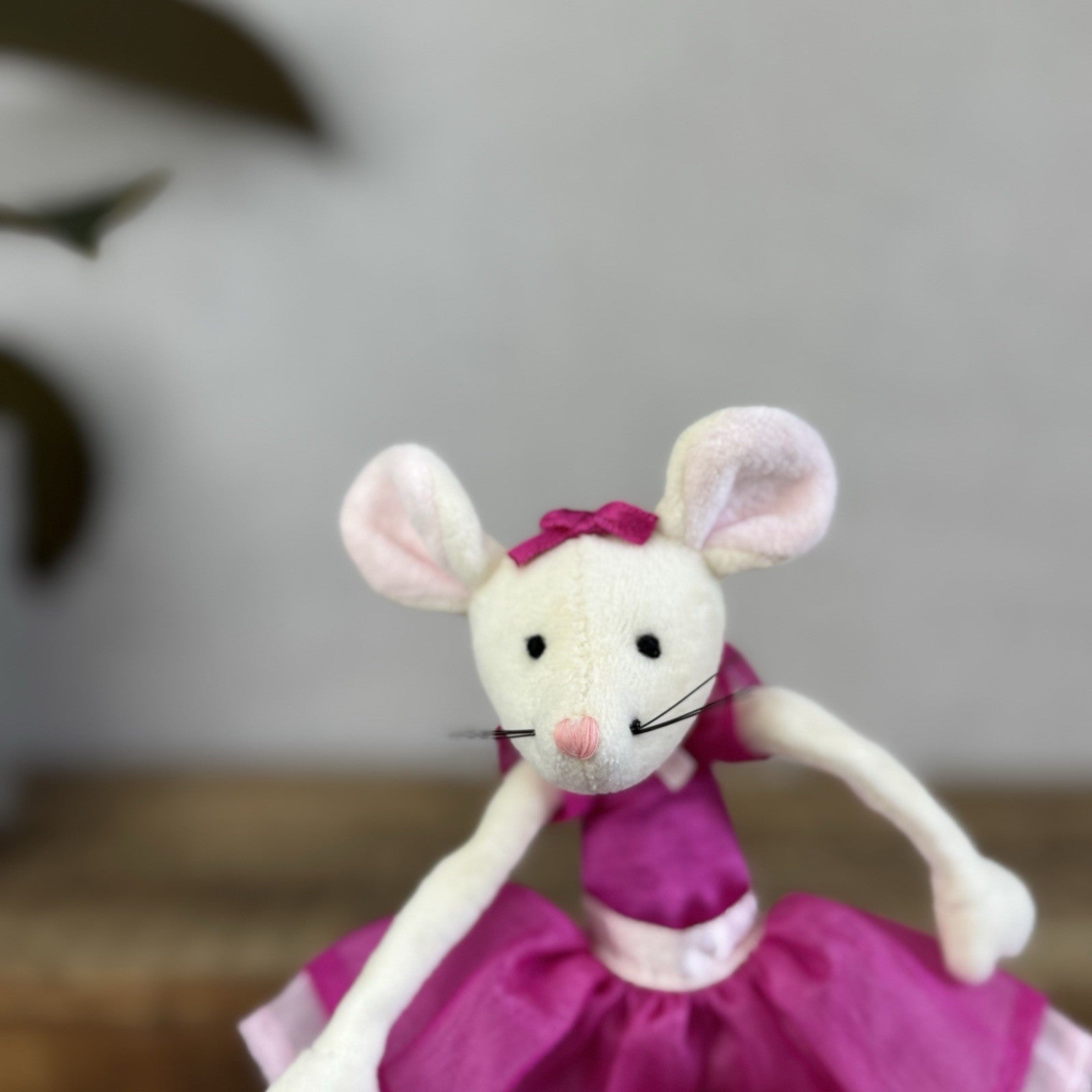 Jellycat Pirouette Mouse - Pink Ballerina Vintage Mouse Mini Soft Toy Small 9”