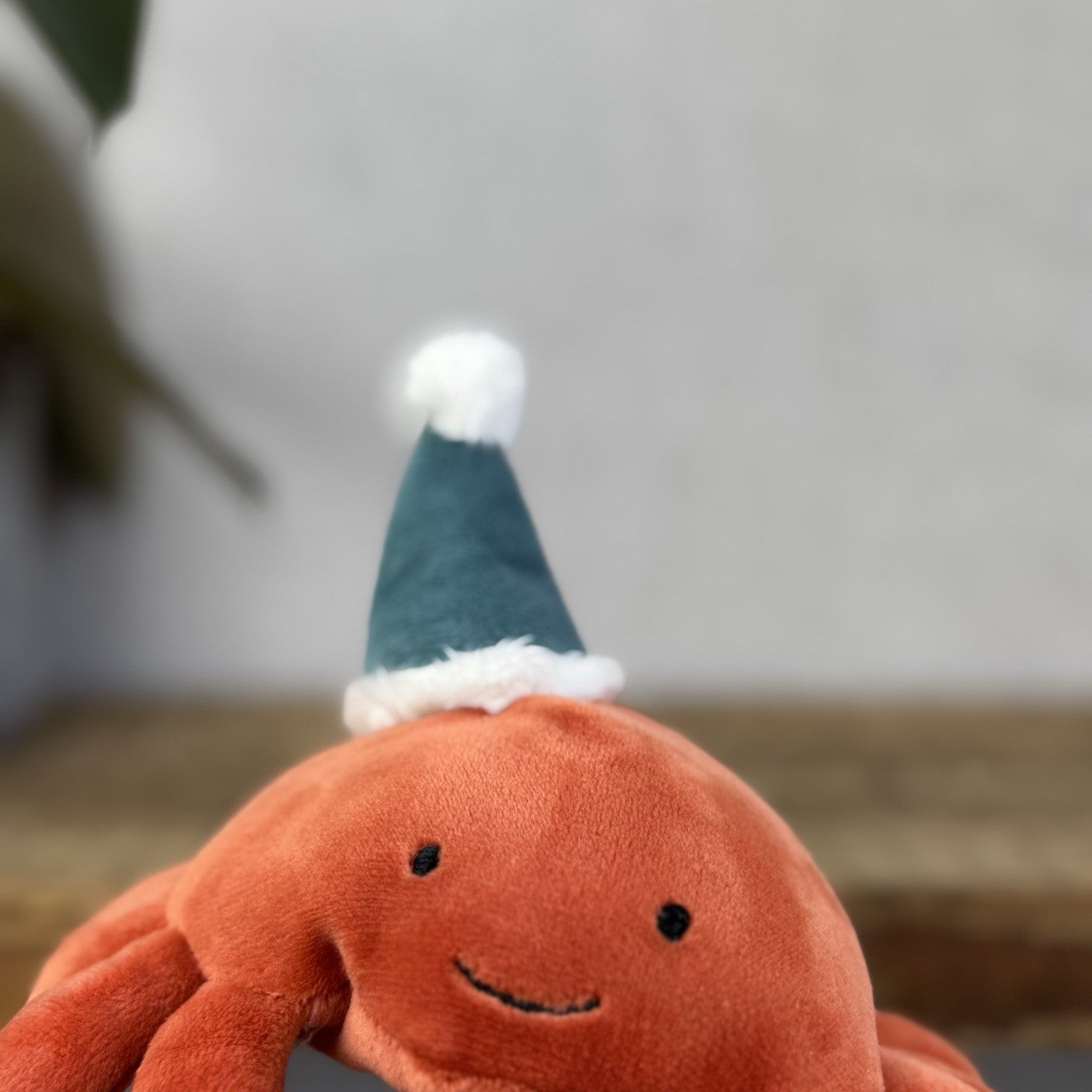 Jellycat Celebration Crustacean Crab Red Crab Soft Toy In Hat Cute Retired 5”