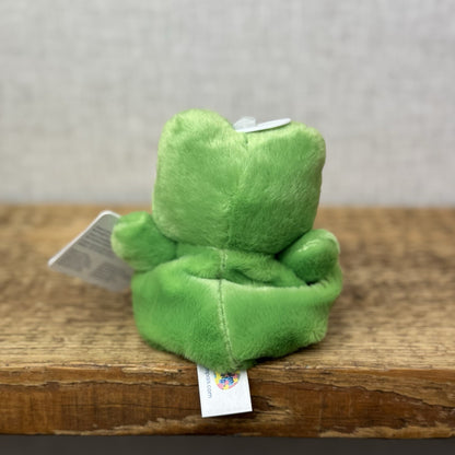 Aurora - Palm Pals Mini Beanbag Plush - Mini Frog Ribbit Plush With Tags