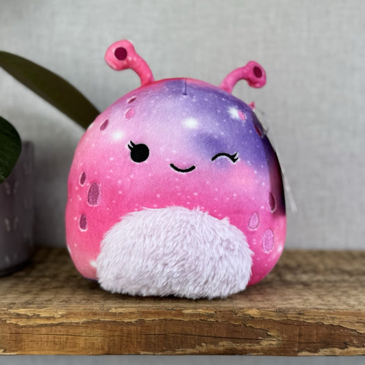Squishmallow Loraly (Winking) Small Purple Tie Dye Alien Plush 7"