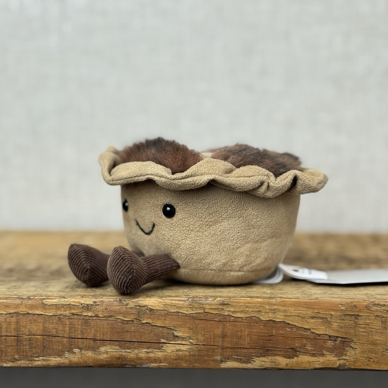 Jellycat Amuseable Mince Pie Soft Toy - Christmas Plush Beanie Small Pie 5"