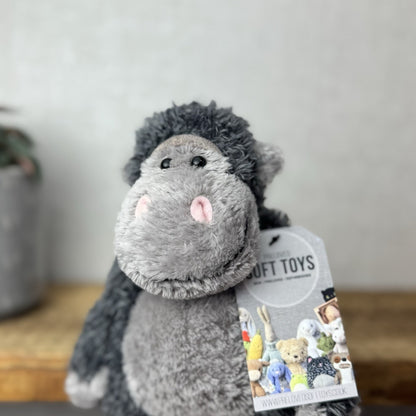 Jellycat Small Bunglie Monkey - Bunglie Grey Gorilla Vintage Soft Toy Rare 10"