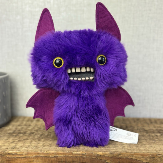 Fuggler Purple Fluffy Bat Fuggler New Condition - Count Fuggula Bat Rare 