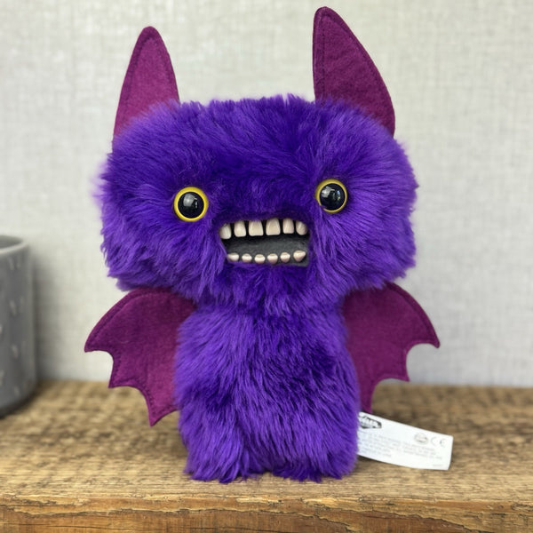 Fuggler Purple Fluffy Bat Fuggler New Condition - Count Fuggula Bat Rare 