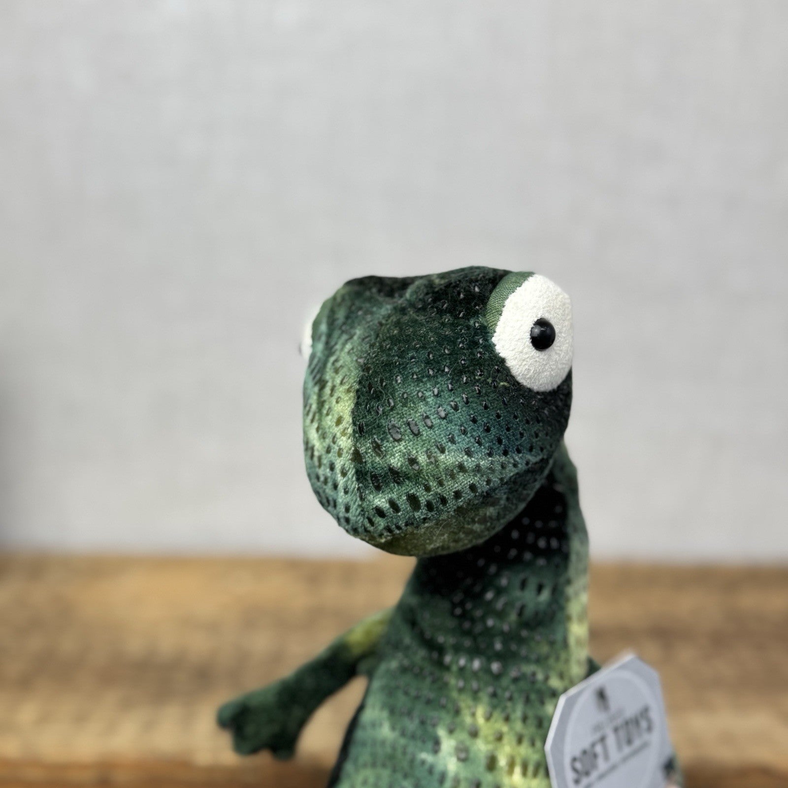 Jellycat Gary Gecko - Medium Green Soft Beanie Lizard Reptile Retired Rare 12"