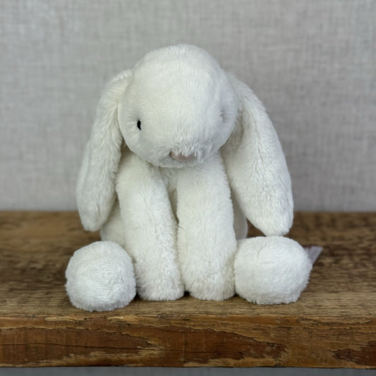 Jellycat SMALL White Smudge Bunny Rabbit - White Company White Bunny Smudge 10”