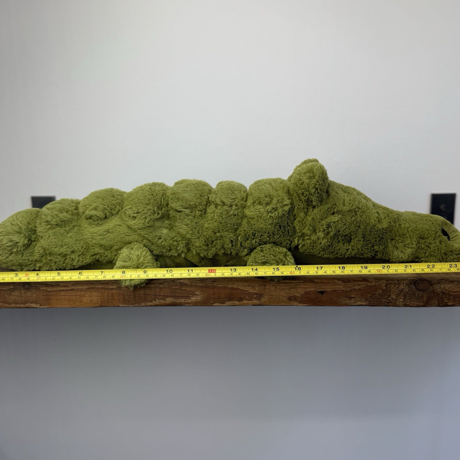 Jellycat Gilbert Gator - Large Green Laying Crocodile/Alliagor Rare 24"