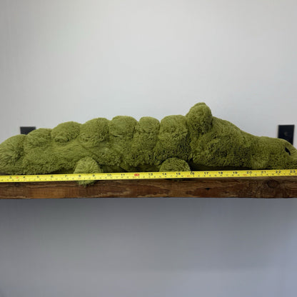 Jellycat Gilbert Gator - Large Green Laying Crocodile/Alliagor Rare 24"