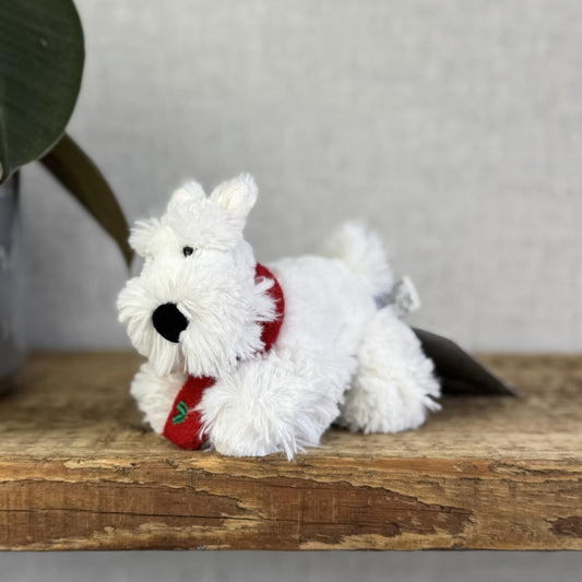 John Lewis Tiny Terrier Christmas Puppy 5” (Jellycat Collaboration) Small Pup 5"