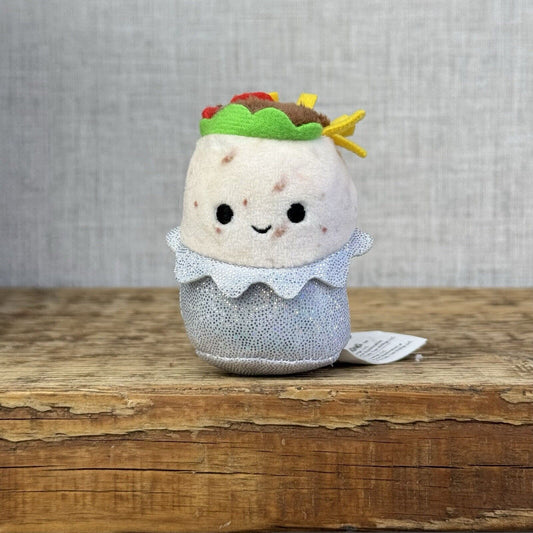 Squishmallow Squishville - Bernardo Burrito - Tiny Food Squishville 2"