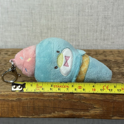 Gund Sanrio Hello Kitty And Friends Keyring - Tuxedosam Ice Cream Surprise Blue