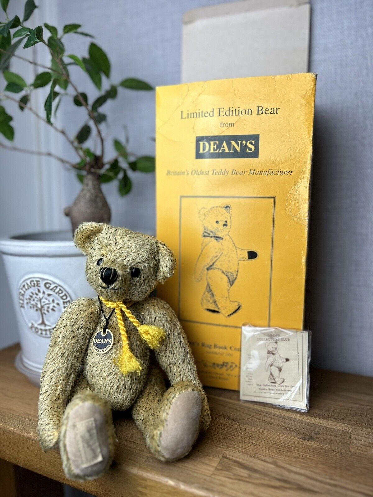 Deans Rag Book Bear - Lalita Bear - Limited Edition with Certificate & Box