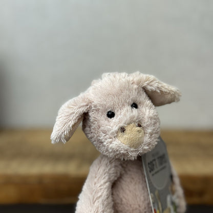 Jellycat Chimboo Piglet Small - Pink Mini Long Limb Pig Soft Toy (repaired) 10"