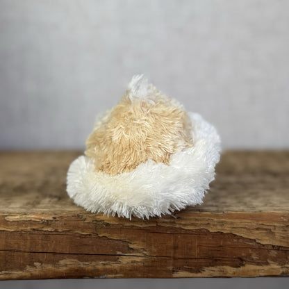 Jellycat Furry Curlikitty Natural/Beige - Tiny Cat Fluffy Vintage Beanie 4”