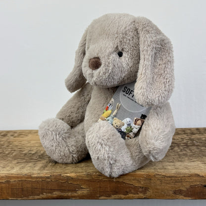 Mothercare Beige Snuggle Puppy Dog Soft Toy Plush (Jellycat Collab) 8”