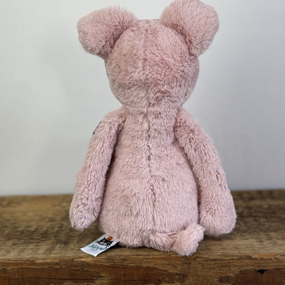 Jellycat Medium Bashful Piglet - Pink Medium Bashful Pig Soft Toy Retired 12"