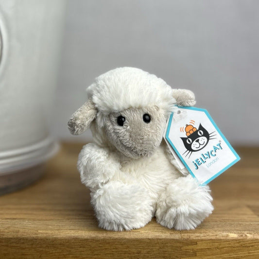 Jellycat Baby Poppet Sheep With Tags - Tiny Poppet Sheep - Baby Poppet 4”