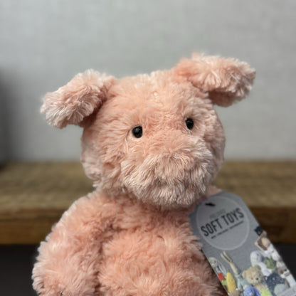 Jellycat Small Bartlesham Pig Teddy Pink Vintage Collectible Beanie Piglet 11”