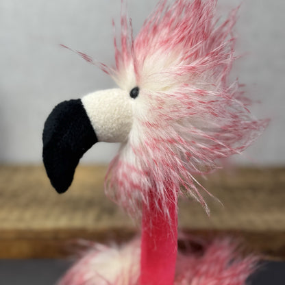 Jellycat Flora Flamingo - Large Fluffy Pink Bird Soft Toy Retired Rare 16"