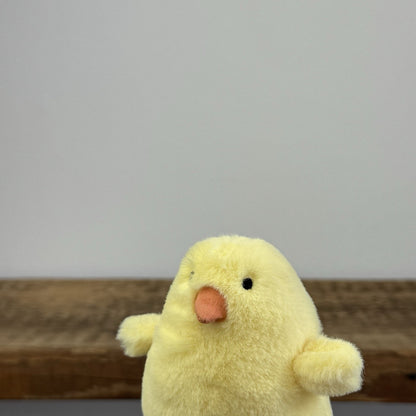Jellycat Chicky Cheeper Yellow Chick - Tiny Yellow Beanie Chick/Bird 4" Retired