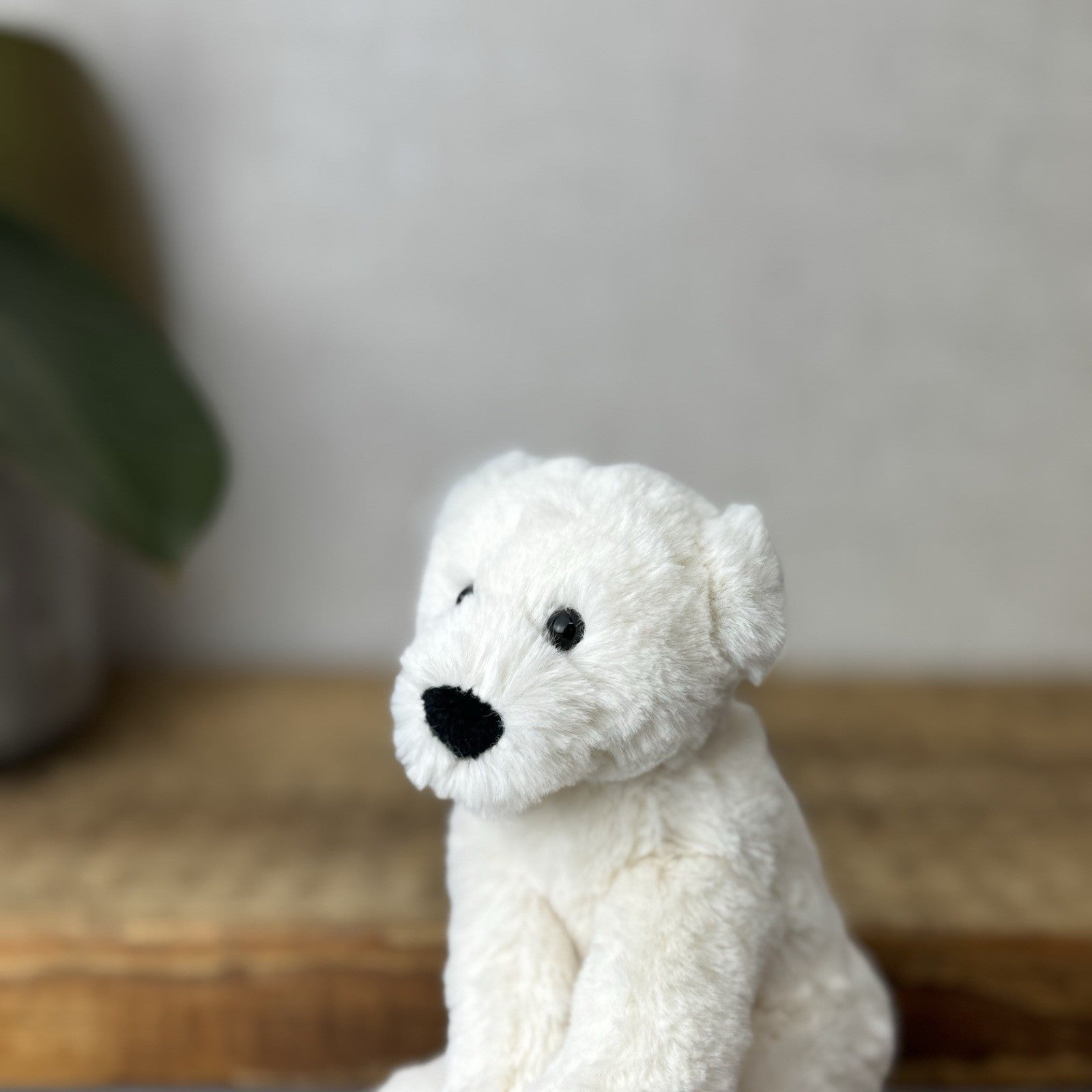 Jellycat Tiny Perry Polar Bear Tiny White Bear - Pocket Pal Plush Mini Beanie 5”