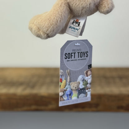 Jellycat Toppity Rabbit - Small Fluffy Rabbit Rare Retired Small Fluffy Bunny 8"