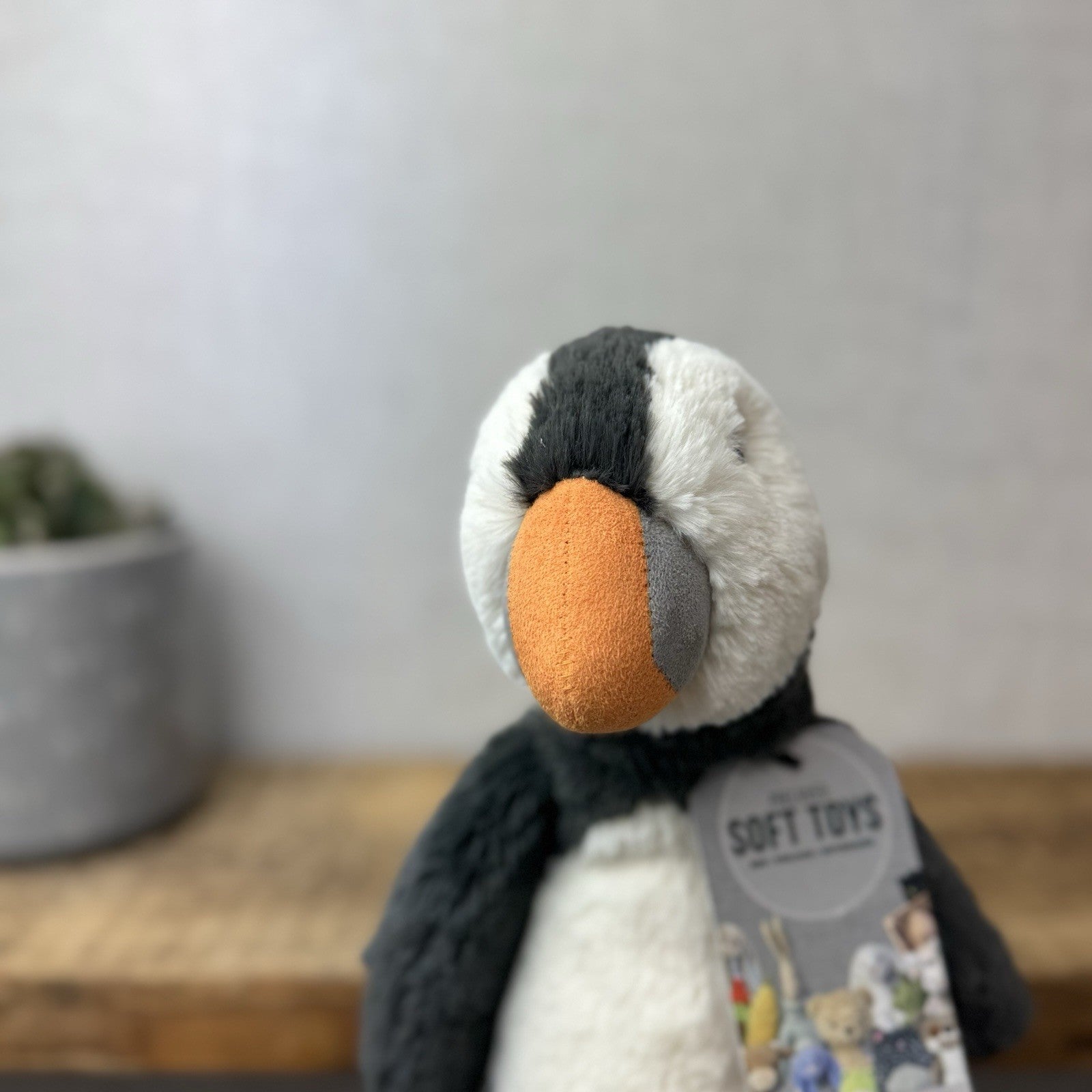 Jellycat Medium Bashful Puffin - Medium Soft Toy Beanie Rare Retired Beanie 12”