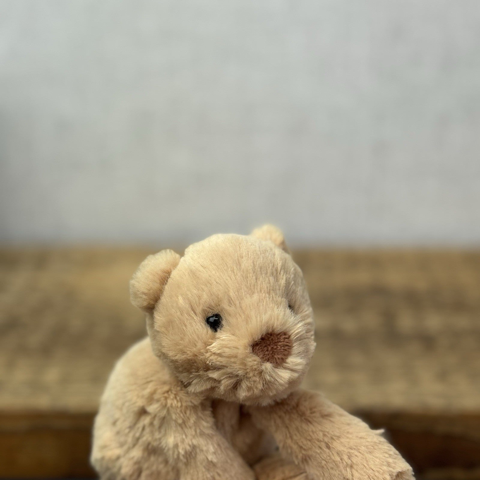 Jellycat Tiny Smudge Bear - Miniature Bear Beanie Plush New With Tags Retired 7"