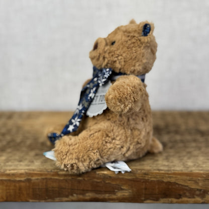 Custom/Bespoke Tiny Bartholemew Bear - Constellation Navy Made With Liberty