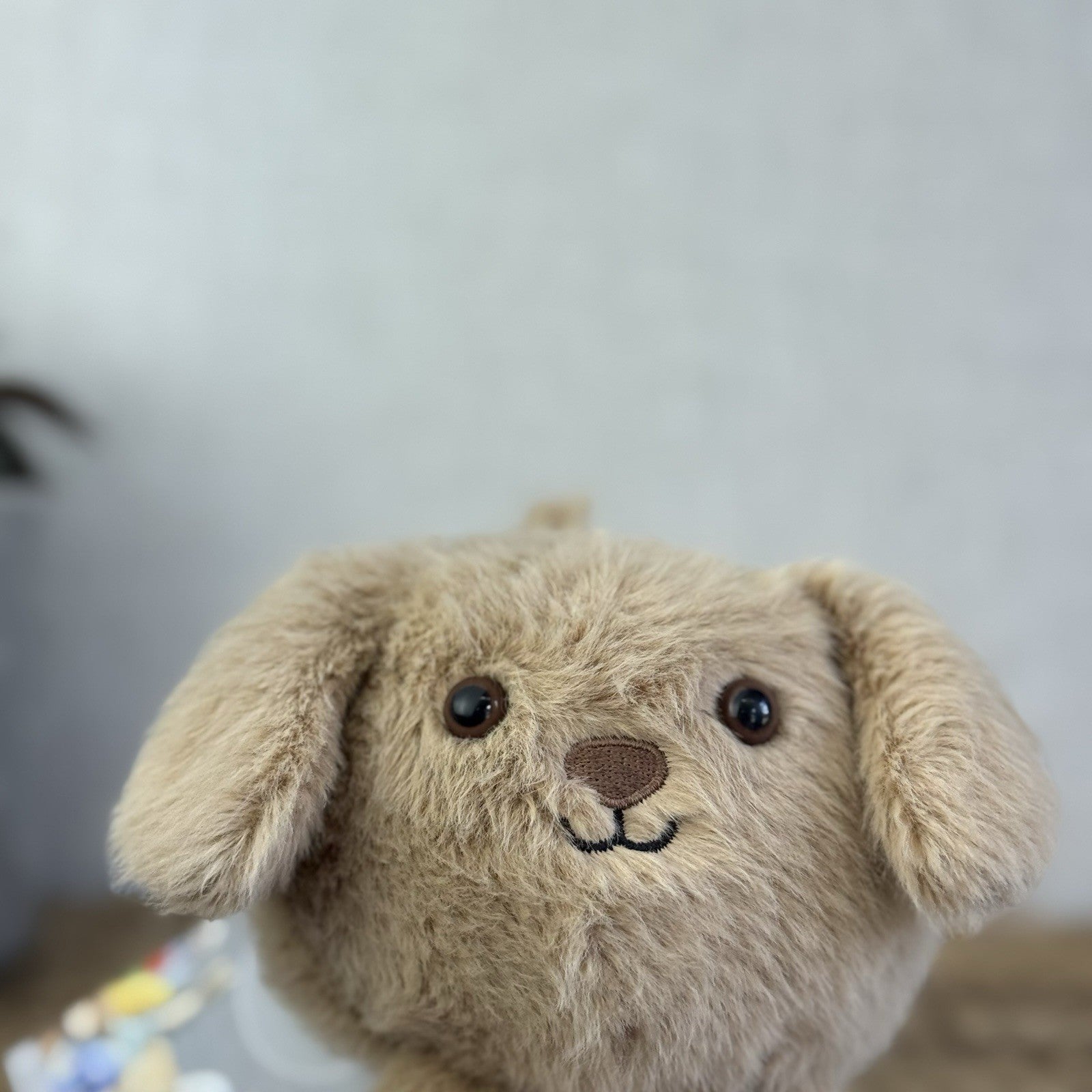 Jellycat Caboodle Puppy Dog Beige Plush Soft Toy - Small Pup Soft Toy 5”