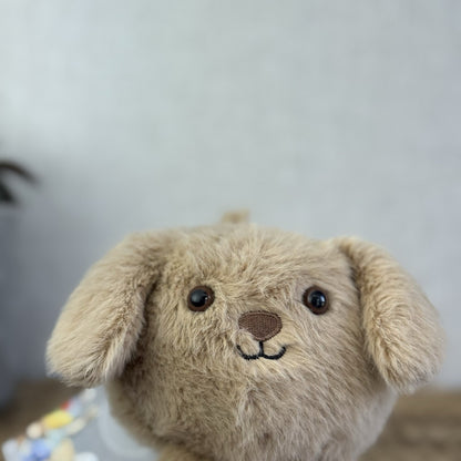 Jellycat Caboodle Puppy Dog Beige Plush Soft Toy - Small Pup Soft Toy 5”