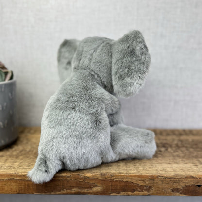 TY Classic Beanie Buddies Spout - Grey Beanbag Plush Elephant Grey 1997