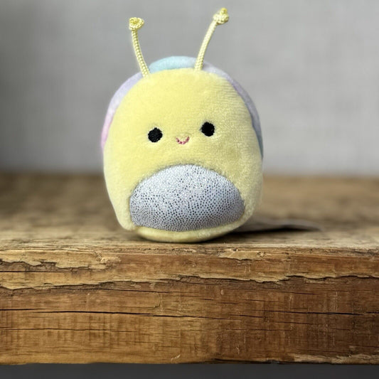 Squishmallow Squishville - Elysa The Snail - Soft Toy Tiny Snail Squishville 2”