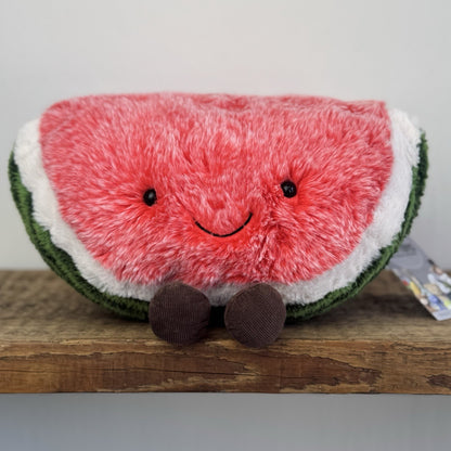 Jellycat Amuseable Watermelon - Retired First Release Medium Melon 10"