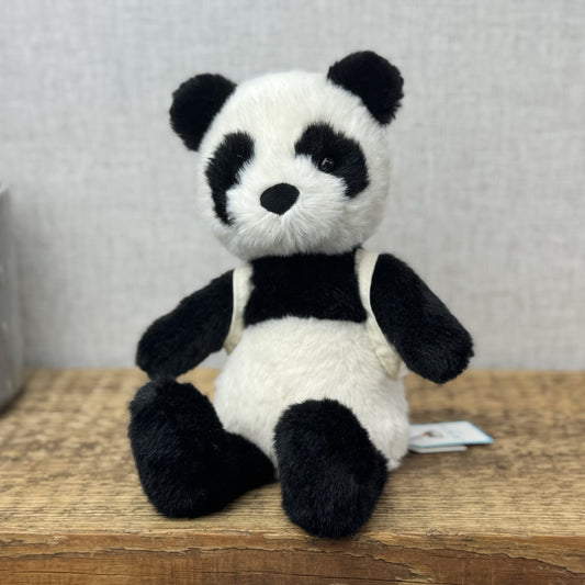 Jellycat Backpack Panda - Jellyca Small Fluffy Pada With Backpack NWT Retired 9"