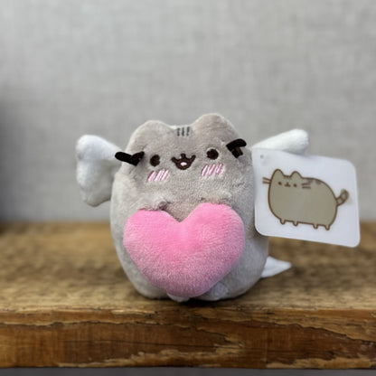 Gund Pusheen Cat - Limited Edition Cupid Pusheen Plush Soft Toy Retired 4”