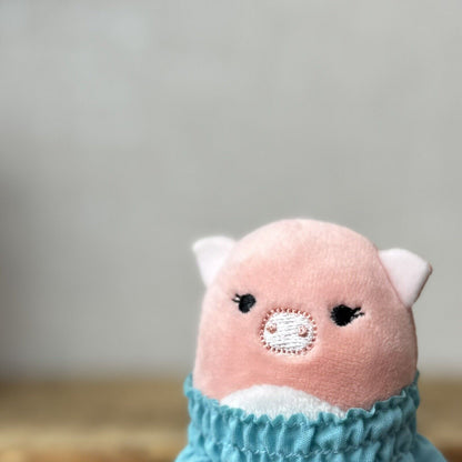Squishmallow Squishville - Petra Pig - Tiny Pink Pig With Skirt Squishmallows 2"