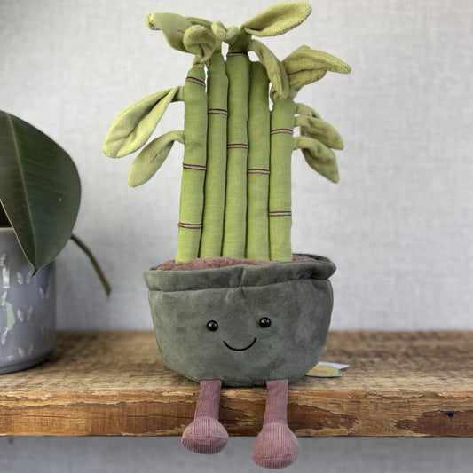Jellycat Amuseable Potted Bamboo - Plant Soft Toy Display Plush Teddy 12"